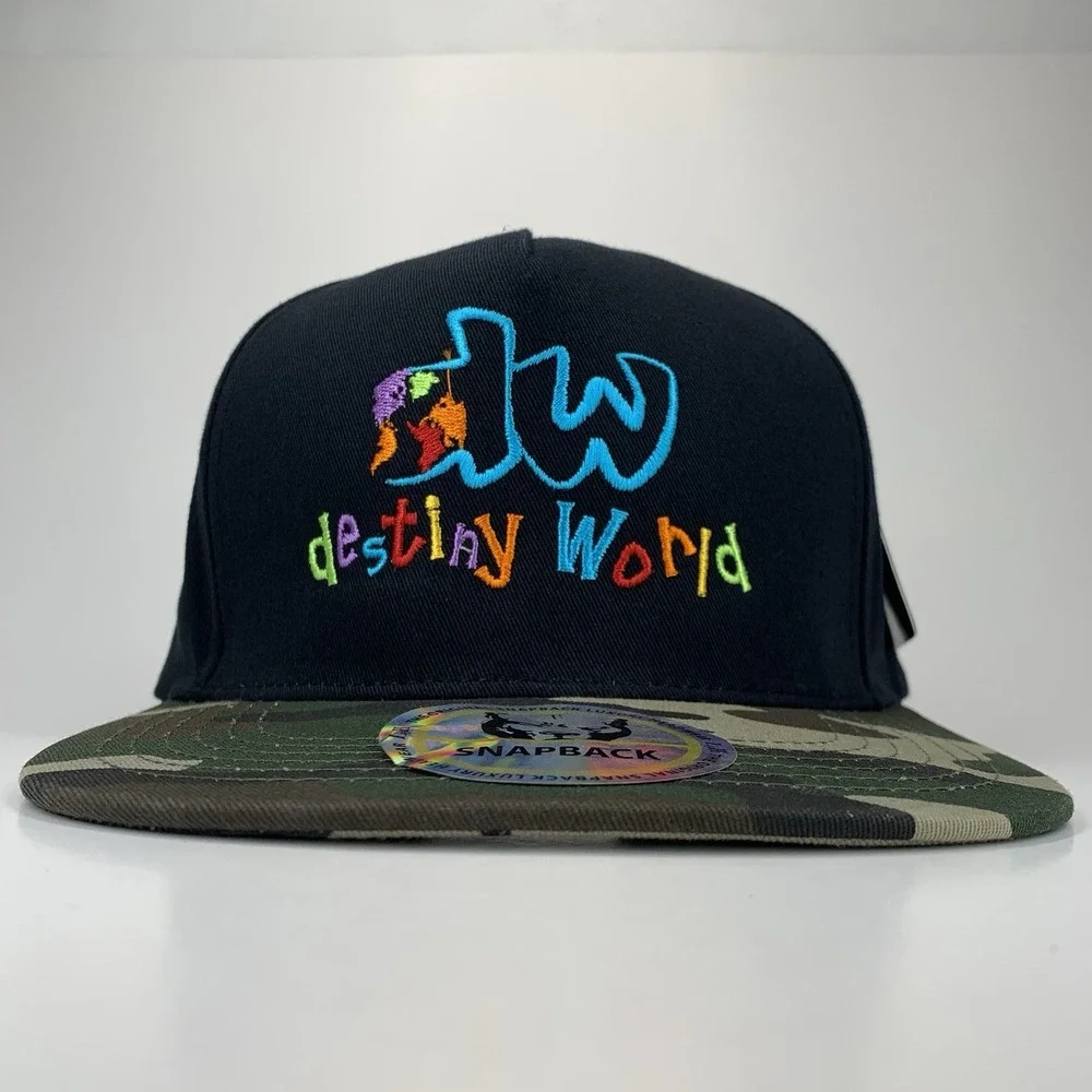 Destiny World Children's Ministry Hat Adjustable Snapback L&H Baseball Cap NWT